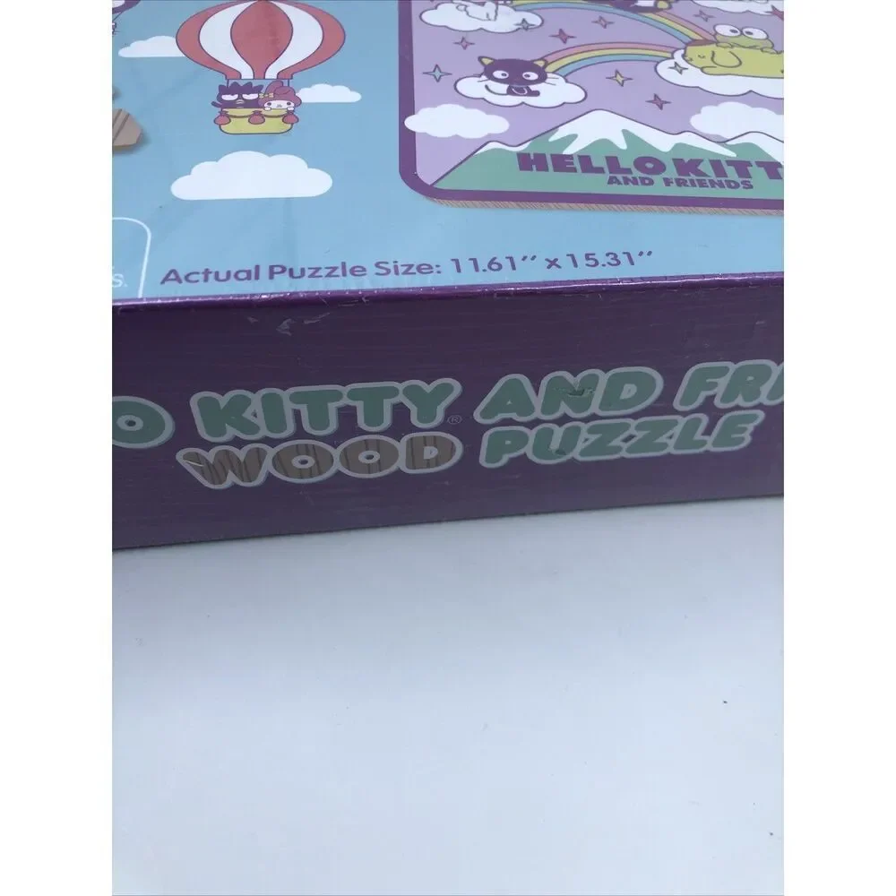 Hello Kitty and Friends Sanrio Wooden Jigsaw Puzzle 99 pcs.  Sealed